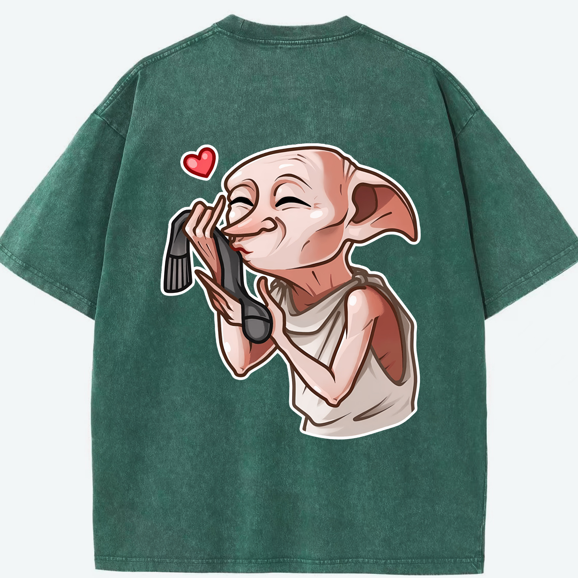 （画像用） Harry Potter ハリー・ポッターシリーズ 綿100% ヴィンテージ風 半袖Tシャツ（背面プリント）